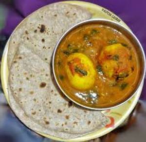 Egg curry (2 pcs) + roti