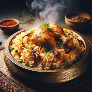 Chicken tandoori biryani