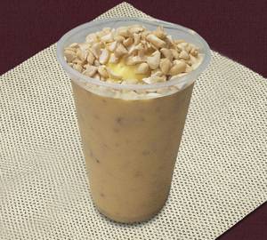 Kaju shake with ice.