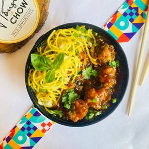 Chicken Manchurian With Hakka Noodles Meal Bowl
