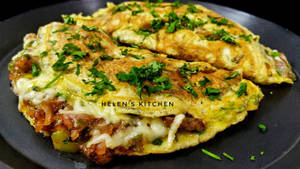 Chessy Chicken Omelette