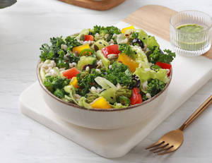 Pesto & Veggies Hearty Salad [310 Kcal, Low Cal...