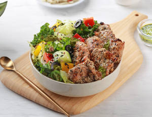 Pesto & Chicken Keto Bowl [60g - High Protein]