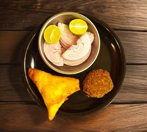1 Mutton Samosa (Per Piece)+1 Mutton Kabab (Per Piece)