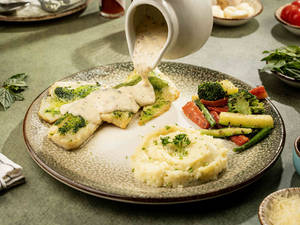 Fish With Lemon Butter Garlic Sauce