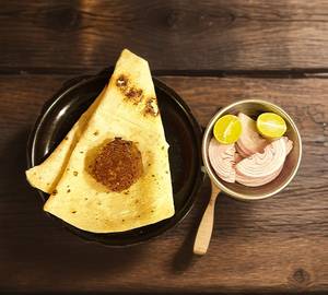 1 Mutton Kabab (Per Piece)+ 1 Rumali Roti