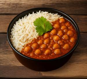 Amritsari Chole Rice Bowl