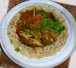 Chicken Stroganoff With Herbed Rice