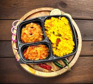 Khichdi With Tok And Sabzi