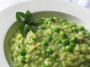 Risotto Rice Green Peas