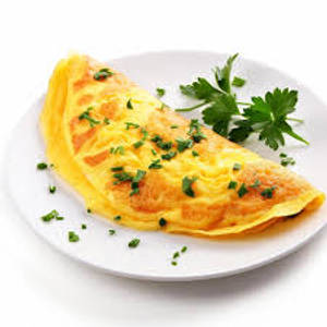 Plain Egg Omelette [2 Eggs]