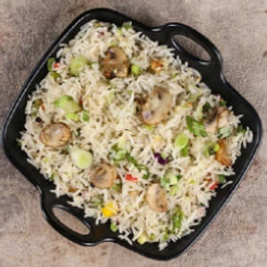 Mushroom Fried Rice [Serves 1]