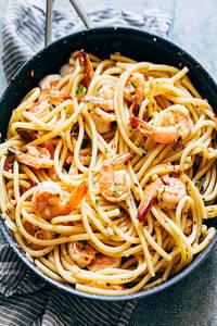 Agilo Olio Pasta Prawns