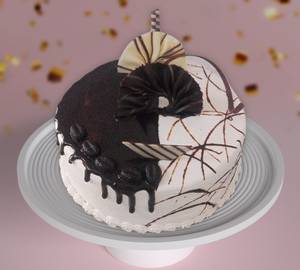 Chocolate Vanilla Cake Small (500 Gms)