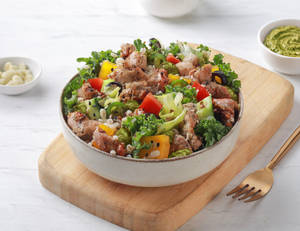 Pesto & Chicken Honest Salad [42g - High Protein]