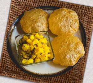 Special puri bhaji