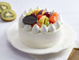 Fresh Fruit Custard Cream Cake [600g]