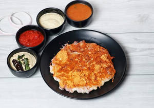 Ghee Podi Onion Uttapam