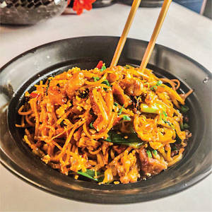 Prawns Chilli Garlic Noodles