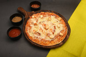 Thin Cheesy Crust Pizza ( Paneer ) [10 inch]