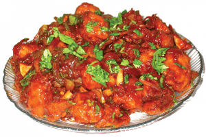 Garlic Chicken Boneless Dry