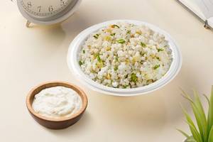 Sabudana Khichdi and Curd Meal