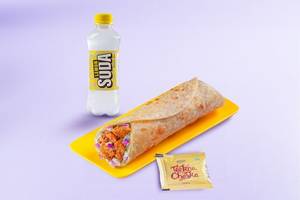 Masala Chicken Tikka Wrap + Lemon Soda