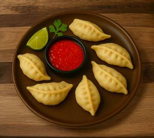 Chicken Steamed Momos [8 Pcs]