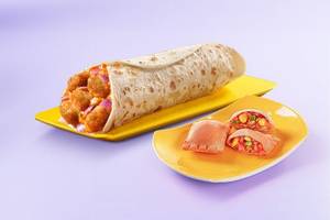Chipotle Veg Fingers Wrap + Pizza Puff (Pack of 2)