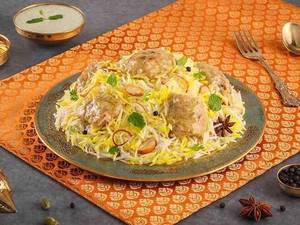 Mehfooz Makhmali Murgh Biryani (Murgh Afghani Tikka Biryani -Serves 1)