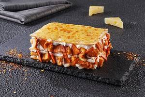 Pepperoni Chicken Tikka lasagna