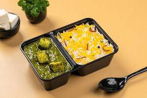 Palak Paneer & Rice Dabba