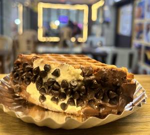 Triple Choco waffles