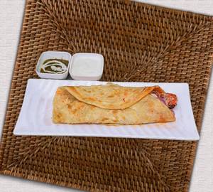 Fish tikka roll