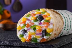 Cheesy Baked Veggie Pizza Wrap