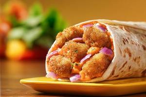 Chipotle Veg Fingers Burger Wrap