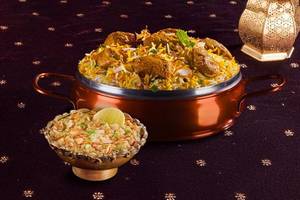 Lazeez Bhuna Murgh Biryani & Murgh-e-Haleem combo