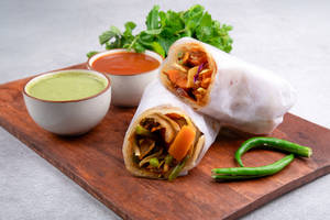 Veg Malabar Porotta Roll