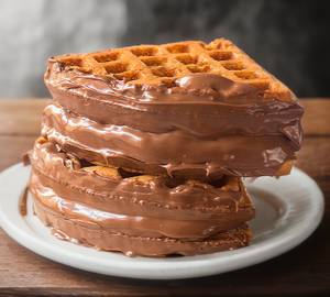 Naughty Nutella Waffles