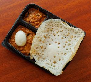 Appam with Egg Curry