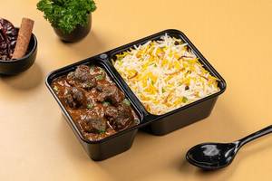Mushroom Masala & Rice Dabba