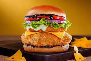 Cheese Blast American BBQ Chicken Burger