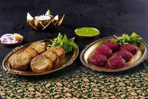 Beetroot & Peanut Kebab (6 pcs) & Hara Bhara Kebab (6 Pcs) Combo