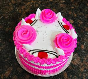 Fresh Cream Vanilla Cake [500 Gm]