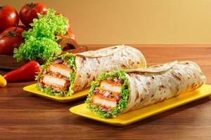 Spicy Paneer Burger Wrap & Jalapeno Cheese Paneer Burger Wrap