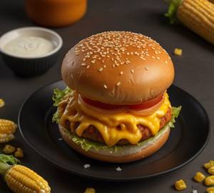 Crunchy Corn Burger
