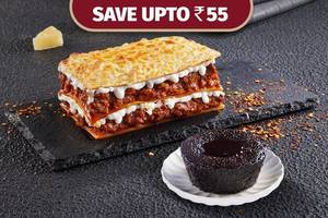 Lasagne+Dessert (Non-Veg) (Save 10% Extra)