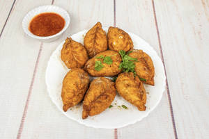 Veggie Pan Fried Momos