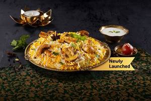 Taj-e-Khumb Biryani (Mushroom Biryani - Serves 1)