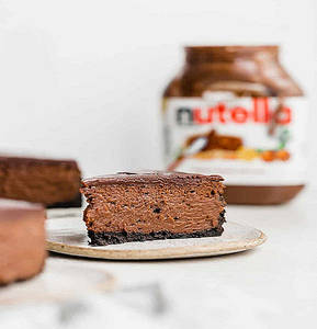 Nutella Cheesecake Slice